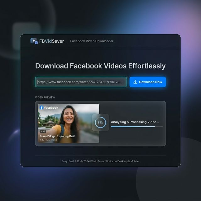 Facebook Video Downloader